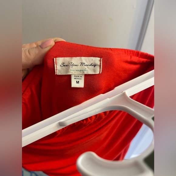 See You Monday Strapless Maxi Dress Size Medium - Picture 4 of 4